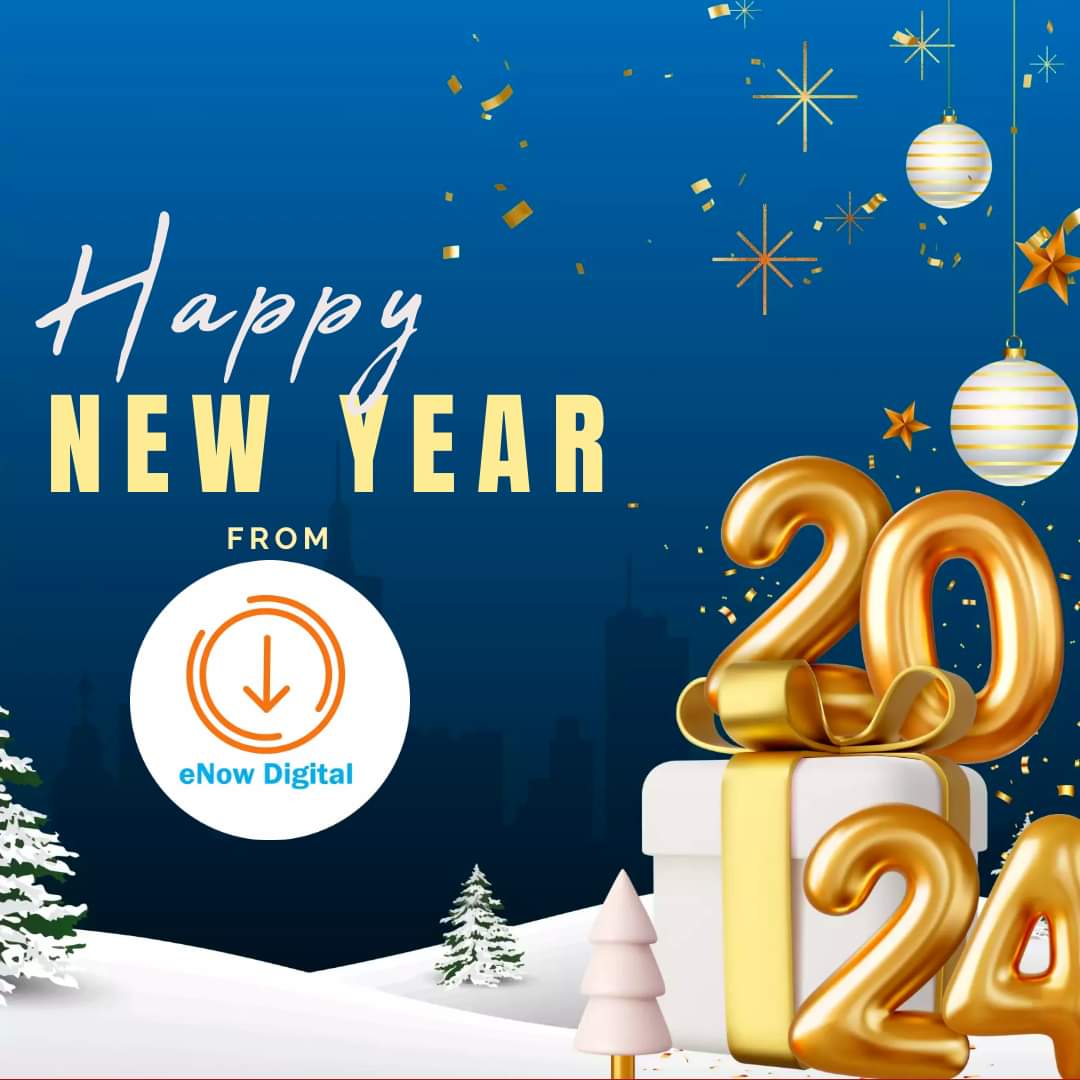 eNow Digital wishes you all the best for the New Year 2024.

➖➖➖

Visit: enowdigital.com

#eNowDigital #Buy #Sell #MusicEPs #MusicAlbums #EventTickets #eBooks #eMagazines #AudioBooks #PayWithMTNMoMo #OrangeMoney #CreditCard #ExpressUnionMobile
