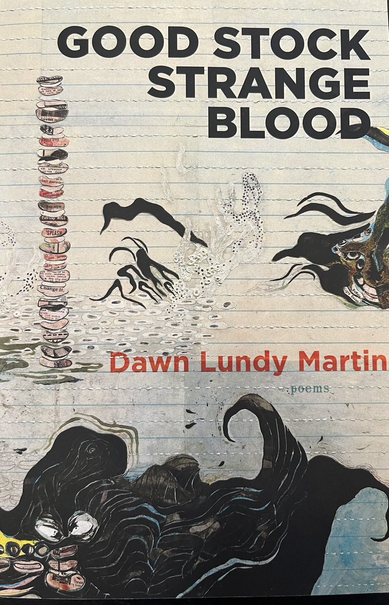 For the past few years, as the year ends, I’ve searched for a poem to carry with me into the new year. So here we go, folks. This year’s poem. From the book, Good Stock Strange Blood, by the poet Dawn Lundy Martin. “Leave the wreckage by the roadside,” friends. Happy New Year!