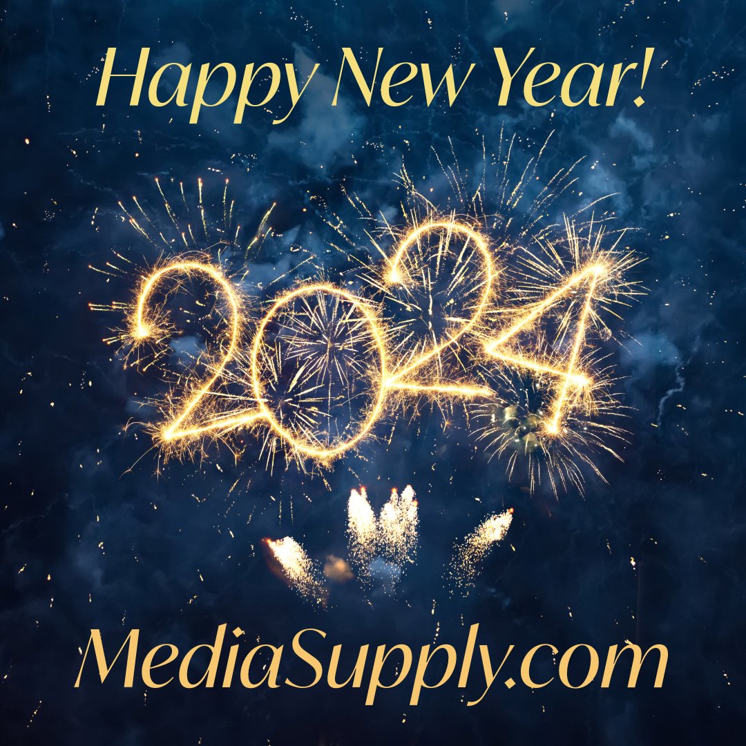 Happy New Year from all of us at Media Supply!!