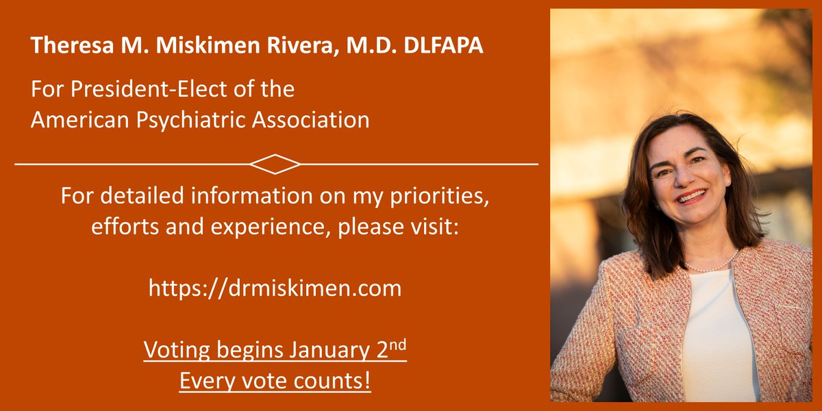 As we close 2023, I want to extend my best wishes for a happy and successful new year. I invite you to visit my personal website DrMiskimen.com for insights on my priorities, platform, leadership experience, as well as my views on the recent situation related to the DGR.