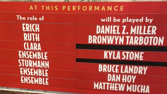 Understudy Party at @harmonymusical this afternoon! - Sunday 12/31 at 2pm!

Worth noting that Daniel Z. Miller and Bronwyn Tarboton (<a href="/bronwyntarboton/">Bronwyn Tarboton</a>) are making their PRINCIPAL DEBUTS!