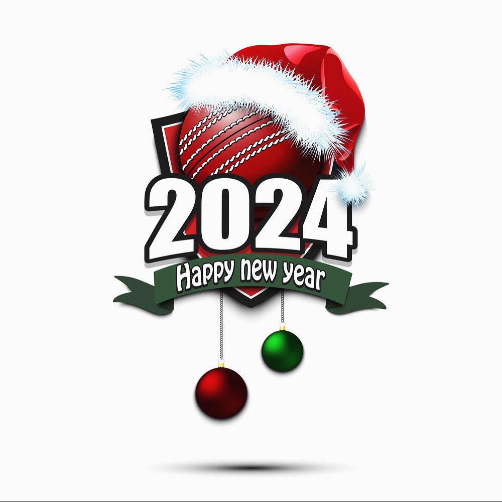 "Swinging into the new year with passion, teamwork, and boundaries we're set to break. Wishing our cricket family a year filled with wickets, centuries, and endless victories! 🏏🎉 #NewYearNewWins #CricketClub