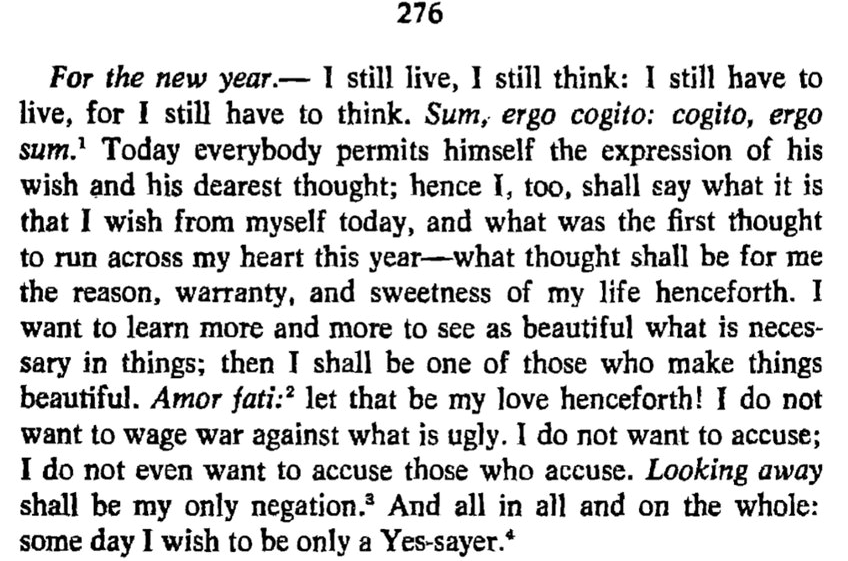 nousmos's tweet photo. Nietzsche on the new year. https://t.co/XOqPlBEINv