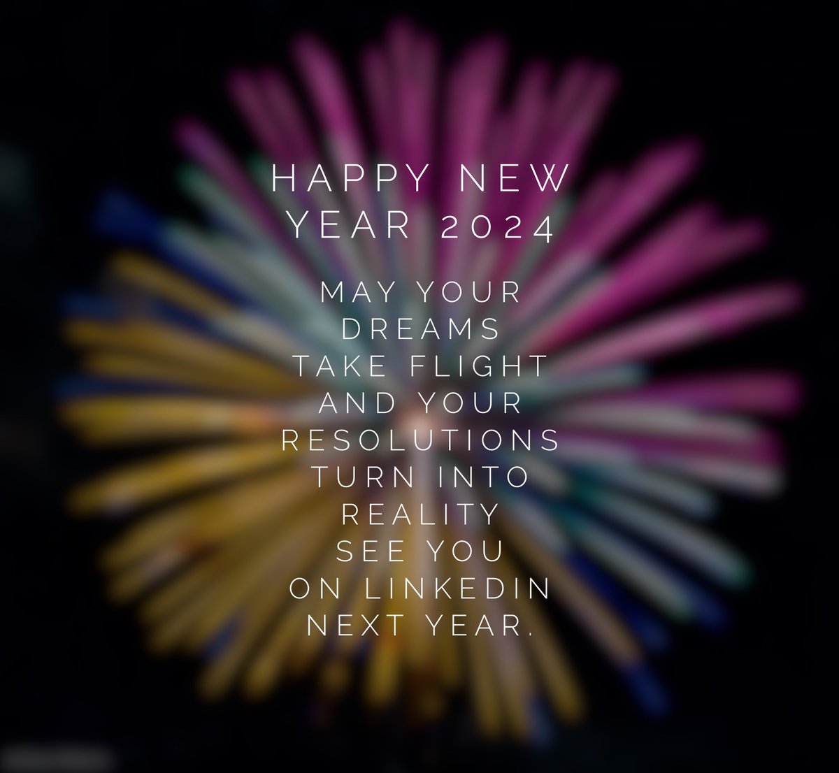 ʜᴀᴘᴘʏ ɴᴇᴡ ʏᴇᴀʀ 2024 🎉

Wishing you all the best!

Would love to connect on #LinkedIn, as I plan to focus my activities there from 2024.

Looking forward to seeing you again soon online or in real life.

🔗 de.linkedin.com/in/wwolters 

#HappyNewYear #HappyNewYear2024