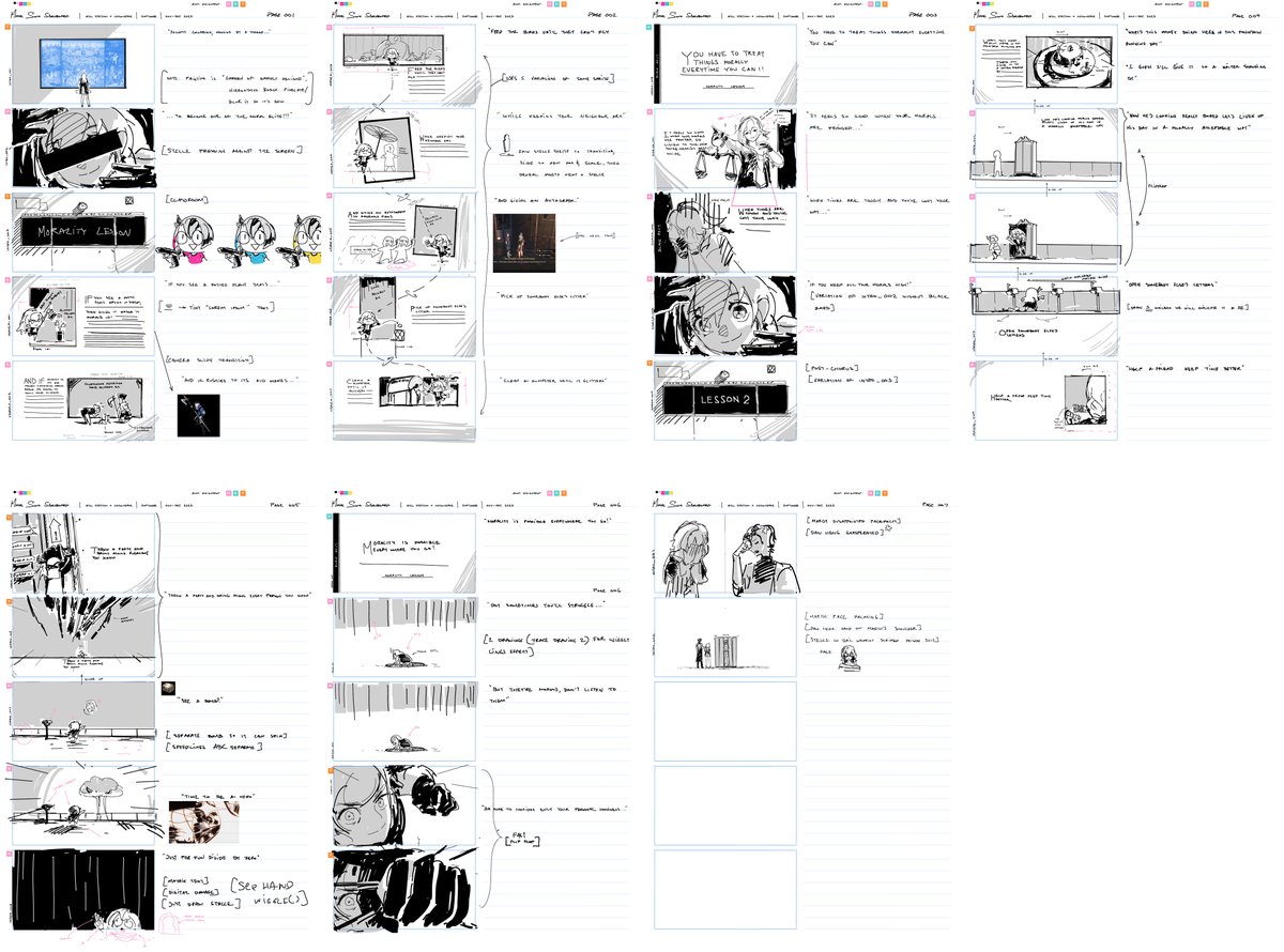 「storyboards and chibis i didn't know whe」|softmodeのイラスト
