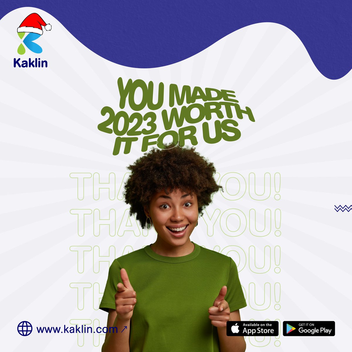 kaklin_app's tweet photo. Thank you for an amazing 2023✨
We are so grateful to all our esteemed clients, our team and the business relationships built. 
We truly appreciate your patronage and support in the year 2023 and we can’t wait for the opportunity to serve you even better in 2024!

#promote https://t.co/yedj0pZO52