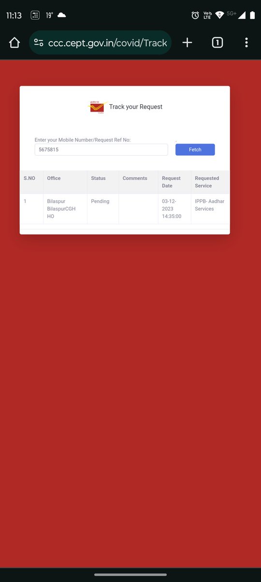 ikshatri's tweet photo. @IndianPost8825 @IPPBOnline I have applied for adhar service for my child but after it a month.... No response from ippb #verypoorservive #pending https://t.co/heywPC2nBb