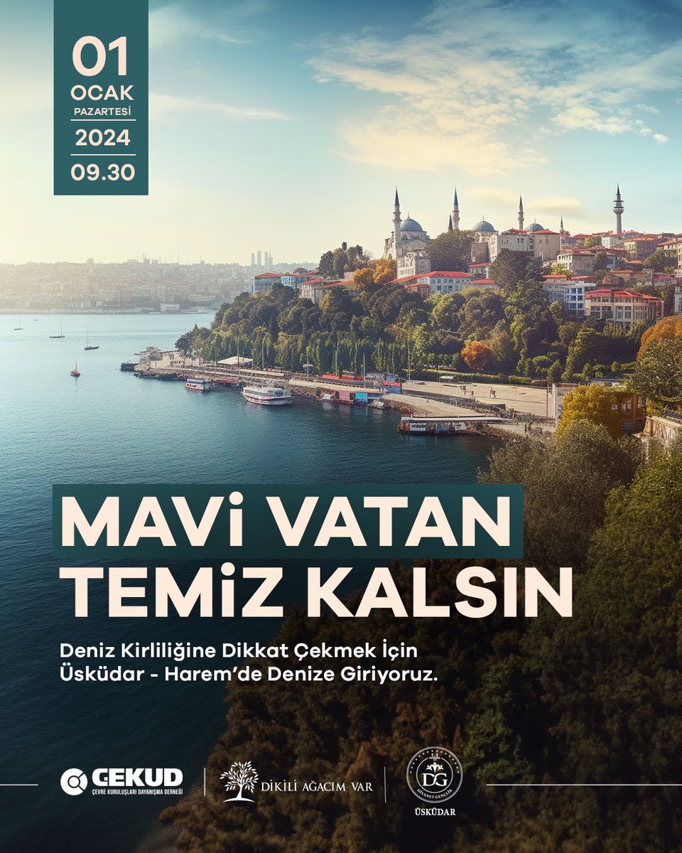 cekud's tweet photo. 1 Ocak’ta Üsküdar - Harem’de denize giriyor ve “Mavi Vatan Temiz Kalsın” diyoruz.
#climate #mindfulness #creativity #leadership #innovation #management #motivation #tips #productivity #project #environment #enronmental #greenworld #solutions #eco #climatechane #power #denizkirliliği
