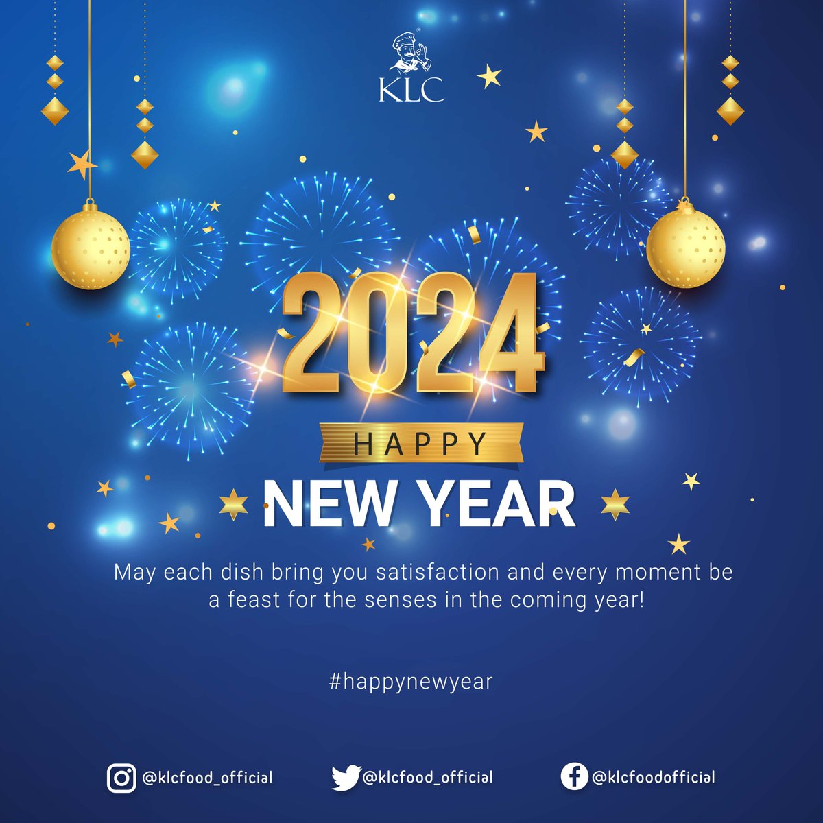 klc_official's tweet photo. Flavorful beginnings and delicious resolutions! Wishing you a New Year filled with delectable moments and culinary delights. Here's to another year of savoring life's tasteful pleasures. 🍽️✨
HAPPY NEW YEAR 2024! #NewYearFeast #newyear #newyears2024 #newyearscelebration #KLC https://t.co/srlfmKvp4P