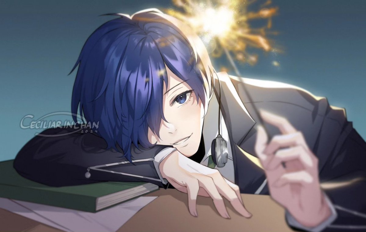 Happy new year 2024 from your beloved, Makoto Yuki #persona3reload