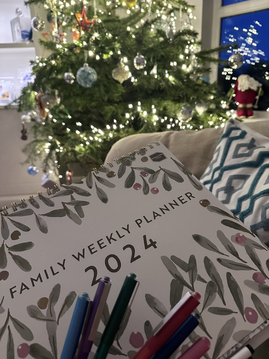 Lots of reflections on 2023, but 2024 is going to be a big one and I’m in my happy place planning it out here surrounded by family