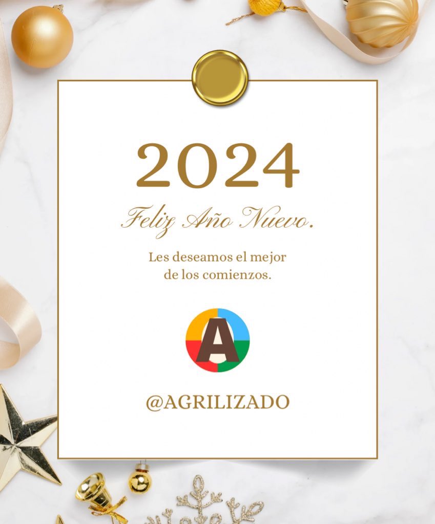 agrilizado's tweet photo. Por un próspero 2024! 🥂 https://t.co/CEmz6UKWyQ