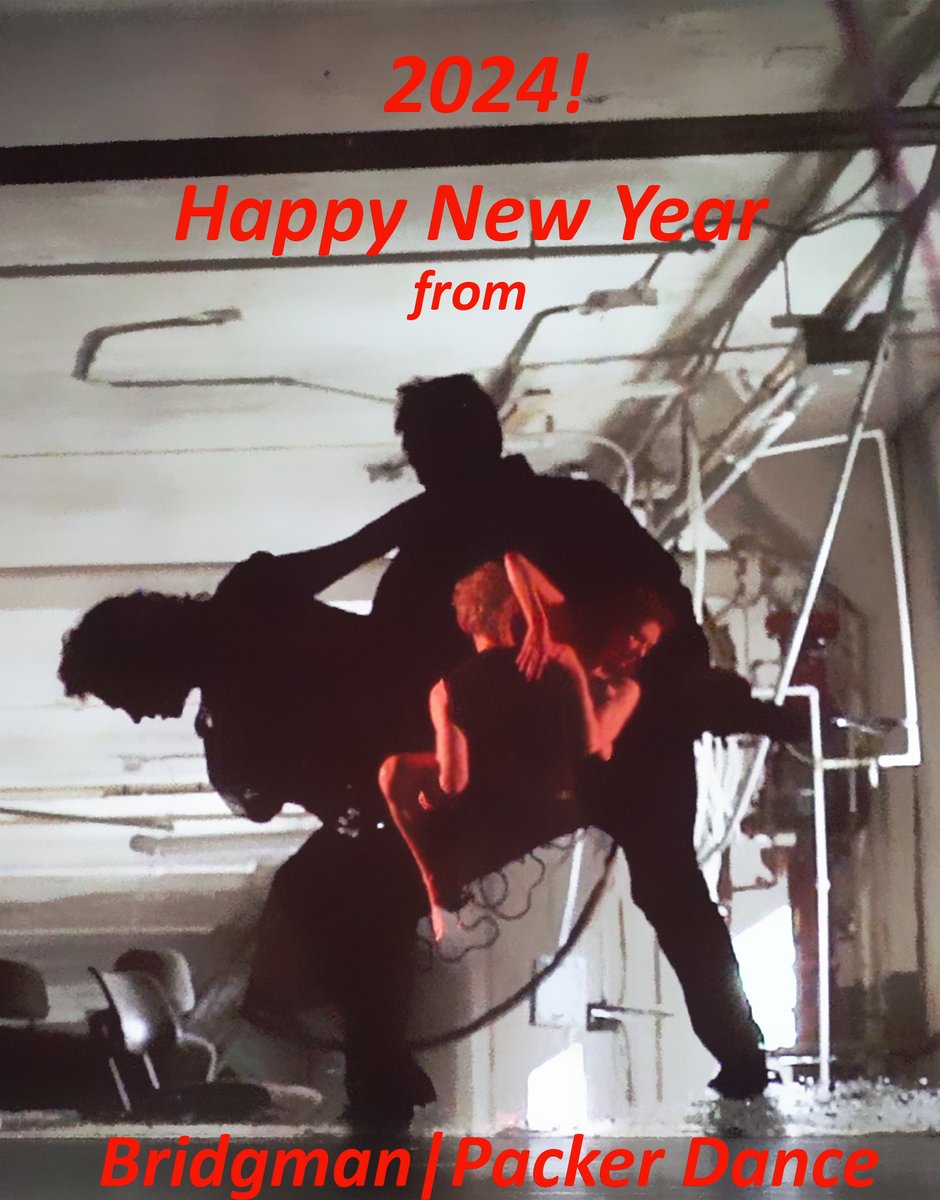 We wish you a year filled with peace, inclusivity, joy, creativity, kindness, health, and lots of dance!
Art Bridgman and Myrna Packer.
photo from Ghost Factory.
<a href="/PentacleDance/">Pentacle</a>, #pentacleroster,
#HappyNewYear2024 , #NewYearWishes