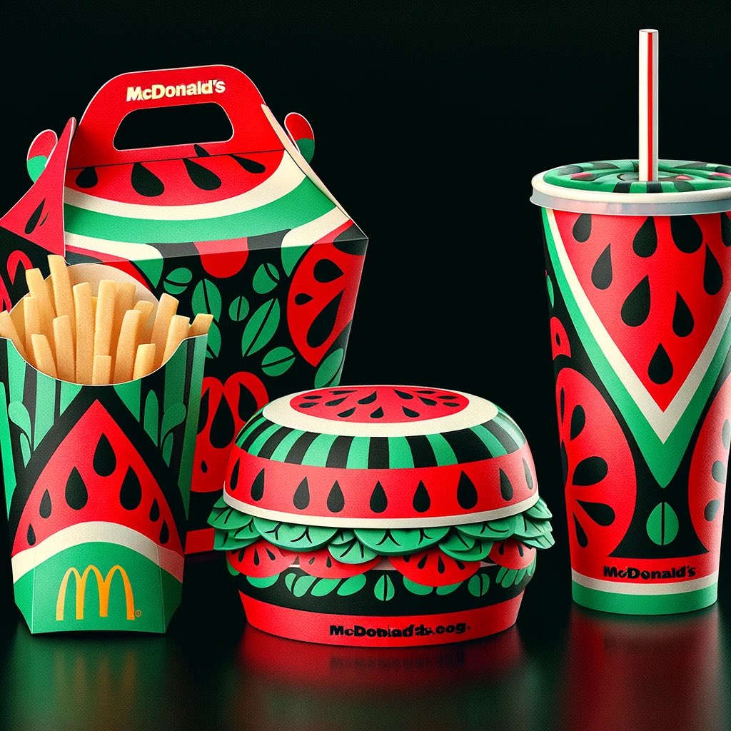 chekuhakim's tweet photo. @maszlee A better way for Malaysia McDonald's to survive this boycott is to show to the citizen that Malaysia McDonald's is indeed not under their USA direction. They can come up with new line of product, that subtlety show their support to palestine and show independence from USA. https://t.co/0d955DkExM