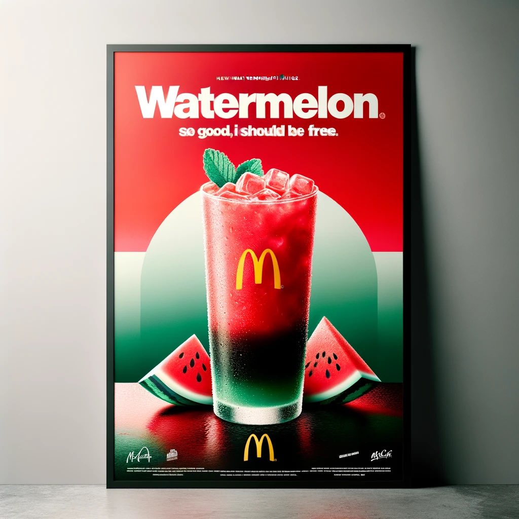 chekuhakim's tweet photo. @maszlee A better way for Malaysia McDonald's to survive this boycott is to show to the citizen that Malaysia McDonald's is indeed not under their USA direction. They can come up with new line of product, that subtlety show their support to palestine and show independence from USA. https://t.co/0d955DkExM