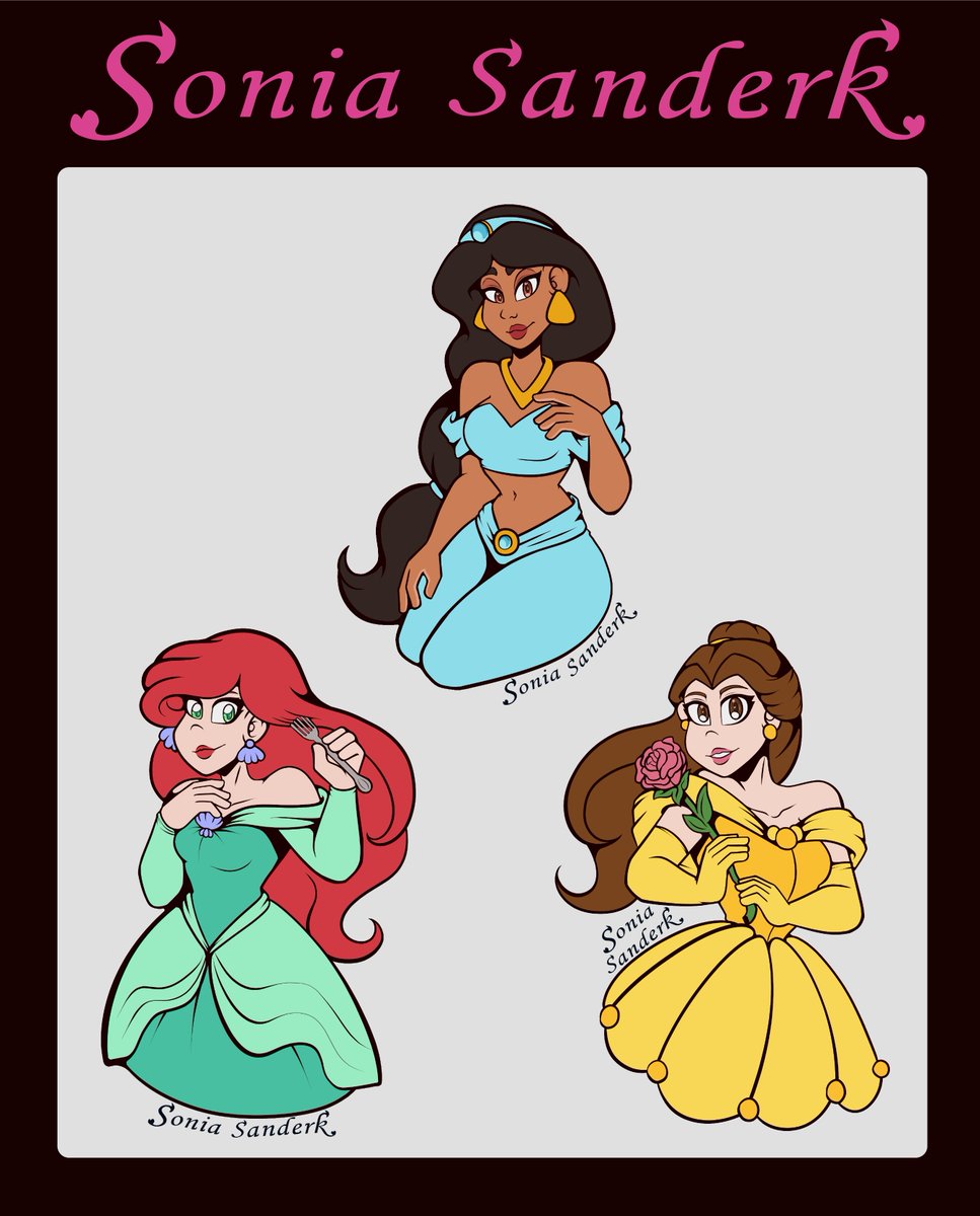 SoniaSanderkArt's tweet photo. β₯ Pronto en tienda.kimi β₯
#princess #disneyprincess #jazminprincess #arielprincess #lasirenita #aladin #bellaybestia #bellaprincess #princesas #art #stickers https://t.co/Z330EoOXVB