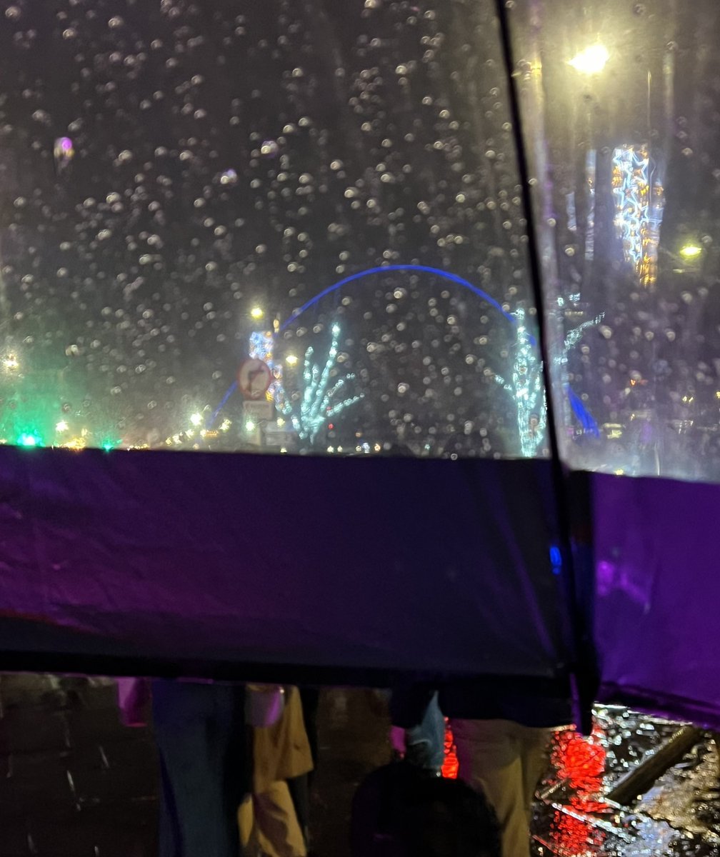 Newcastle's New Year's Eve light show ✨ at 6 PM is about to kick off! ☔️ Unfortunately, rain is in the mix, so grab your rain gear, stay warm, and let's welcome the New Year together in the midst of raindrops! 🎉 #NewcastleLights #RainyNewYear #HappyNewYear