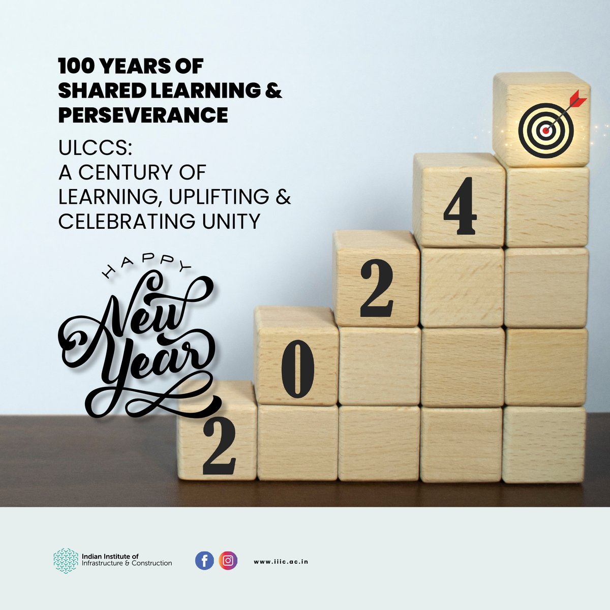 Wishing you a New Year filled with the joy of learning &amp; uplifting others! Let's celebrate ULCCS’ century of legacy built with perseverance &amp; embrace the wisdom gained as we embark on a new chapter together!

#ULCCSCentenary #100yearsofulccs #100yearsofsuccess #happynewyear