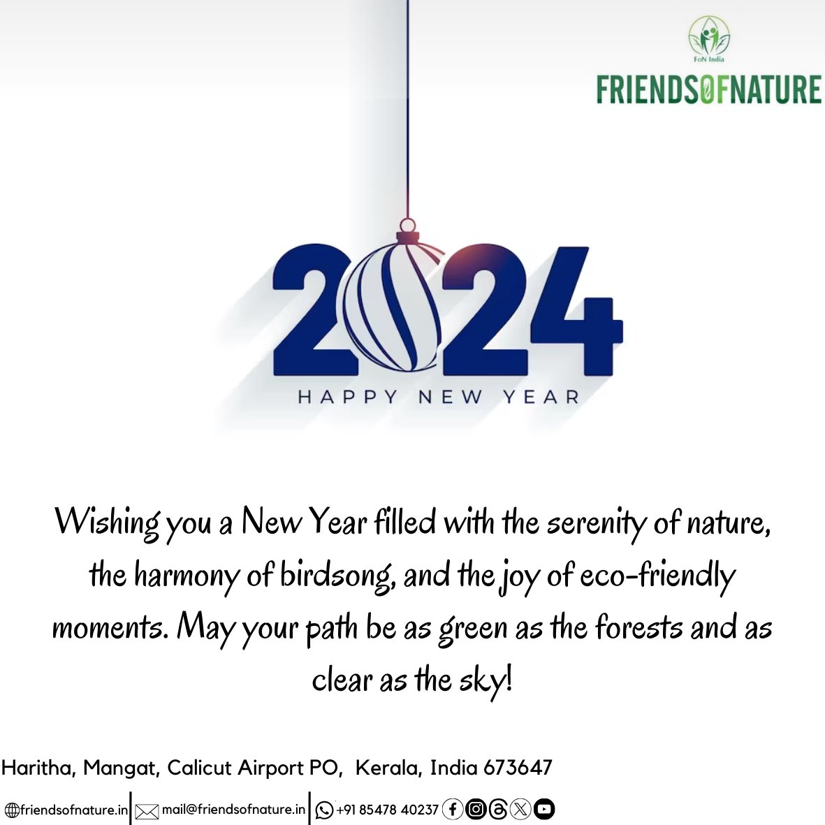 fonindia's tweet photo. May the New Year unfold with sustainable choices, eco-friendly joys, and a commitment to nurture our planet. Wishing you a year where every step contributes to a greener, more sustainable tomorrow!
@fonindia 

#newyear #happynewyear #christmas #love #instagood #newyearseve https://t.co/Xd5XXMDntu