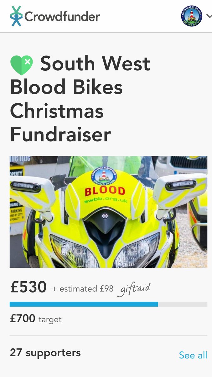 To all of our volunteers on duty tonight, safe travels and thank you ❤️

crowdfunder.co.uk/p/supporting-s…

#bloodbikes #365daysayear  #volunteersmakeadifference 
#ridesafe #supportingthenhs💙