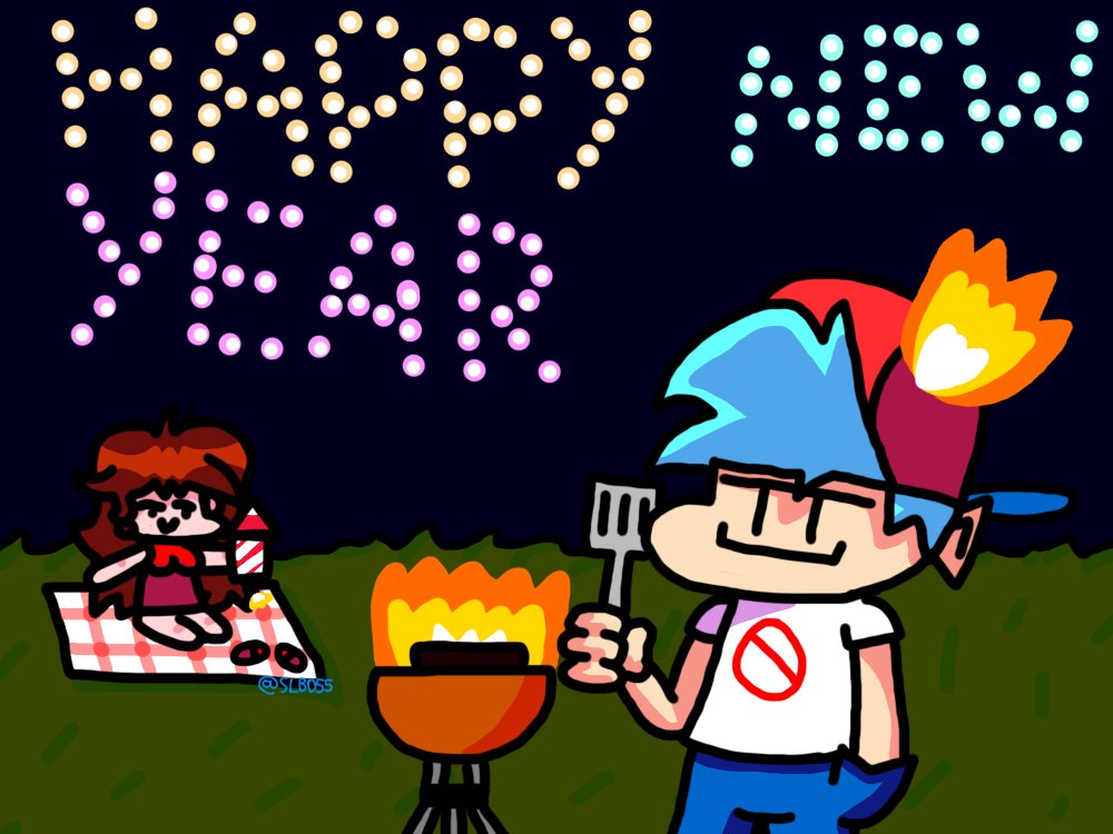 *Talking to the wall* HAPPY NEW YEAR!
#FNF #fridaynightfunkin