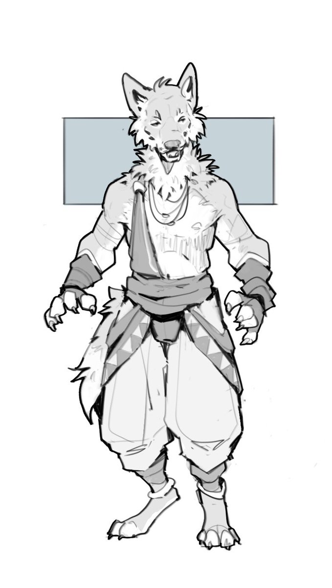 gave him a lil sash to match the fox