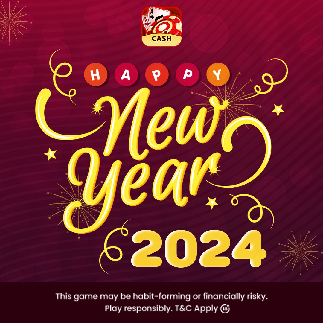 OctroPokerCash's tweet photo. Wishing you a year filled with pocket aces,
winning straights, and a jackpot of memorable
moments.
.
.
.
.
.
#Happynewyear #newyear #happynewyear2024
#happy #newyearseve #instagood #newyears #party
#trendingnow #trending #winter #celebration
#happyholidays #fun #welcome2024 https://t.co/H6Zevn6e4J
