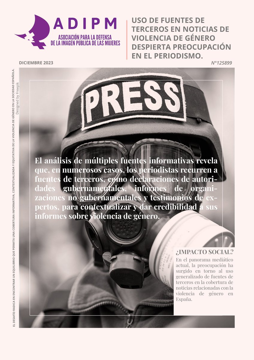 ‼️Aquí la última portada del año 2024 lleno de trabajo de investigación esperando sea útil para la incidencia política en el tratamiento informativo de la violencia contra mujeres.
🎄FELIZ 2024 SIN VIOLENCIA
#mediosdecomunicación #violenciadegenero #españa #comunicacionfeminista