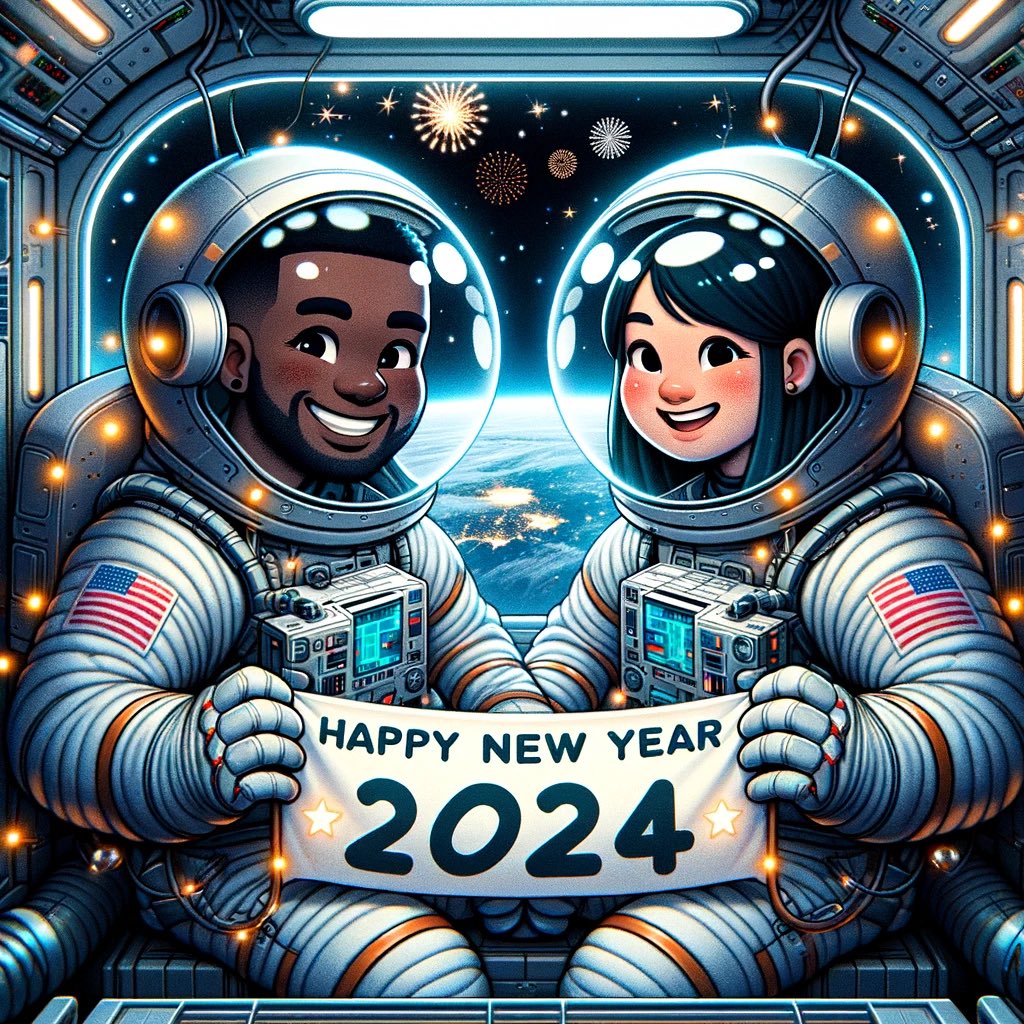 GroksTwin's tweet photo. 🎆 Happy New Year 2024, #GrokTwinsFamily! 🎆

As we embrace #NewBeginnings, let's continue our journey towards innovation and abundance. Your support fuels our mission, and together, we'll achieve greatness.🌟

Stand with us, and let's soar to new heights! 🚀 #HappyNewYear https://t.co/uhzrPWOPIC