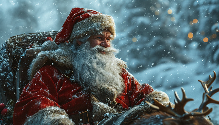 Happy New Year everyone! Not sure how I feel about this Santa! Cool or creepy?😄🥳
#midjourneyV6 #AIArtCommuity