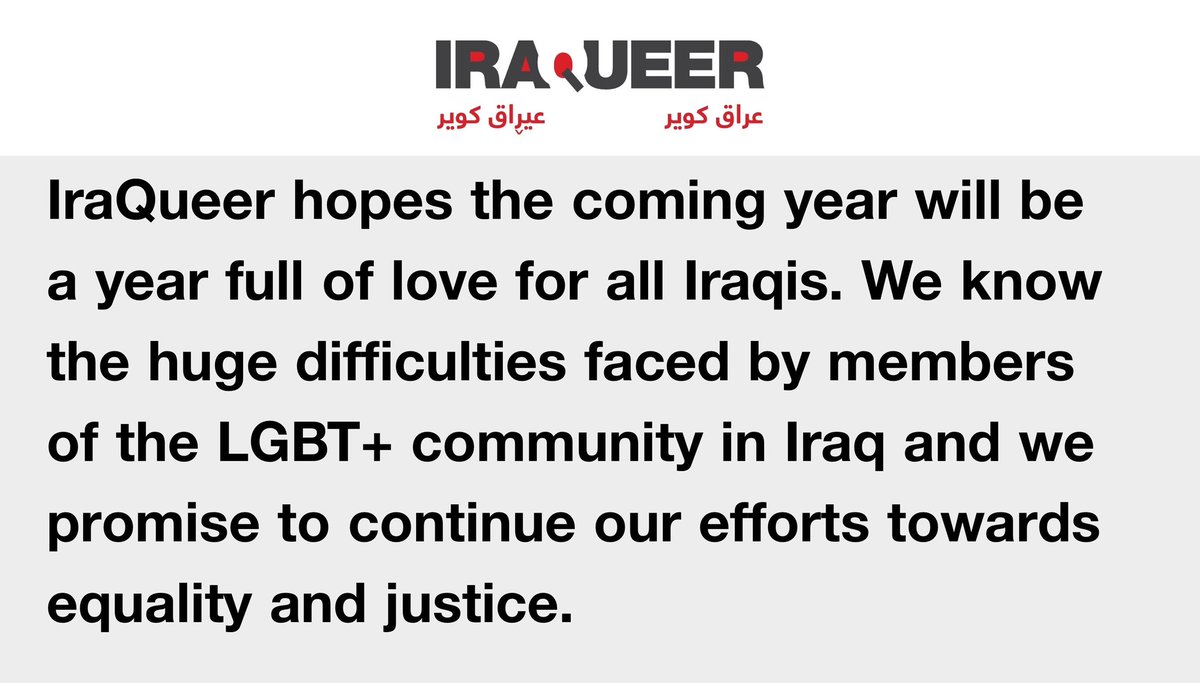 IraQueer's tweet photo. #IraQueer #Iraq #NewYear #LGBTEquality https://t.co/iSKzIckkvz