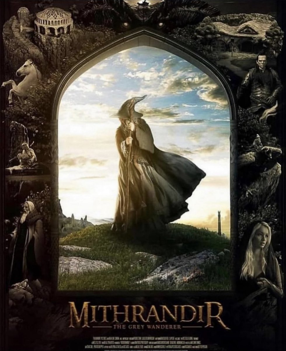 ToIkienverse's tweet image. Para año nuevo, lo único que pido es una serie sobre Gandalf.