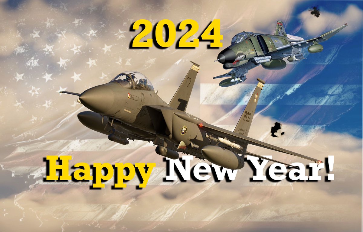 Happy New Year Everyone! I hope you ALL have a fantastic 2024! There’s a lot to look forward to in 2024 & it just might be even Better than 2023 was!!🤙🫡

#Dcsworld #DCS #NewYear2024 #aviation #BOOM #FLIGHT #flightsimulator #gaming #Military #milsim #NvidiaGaming