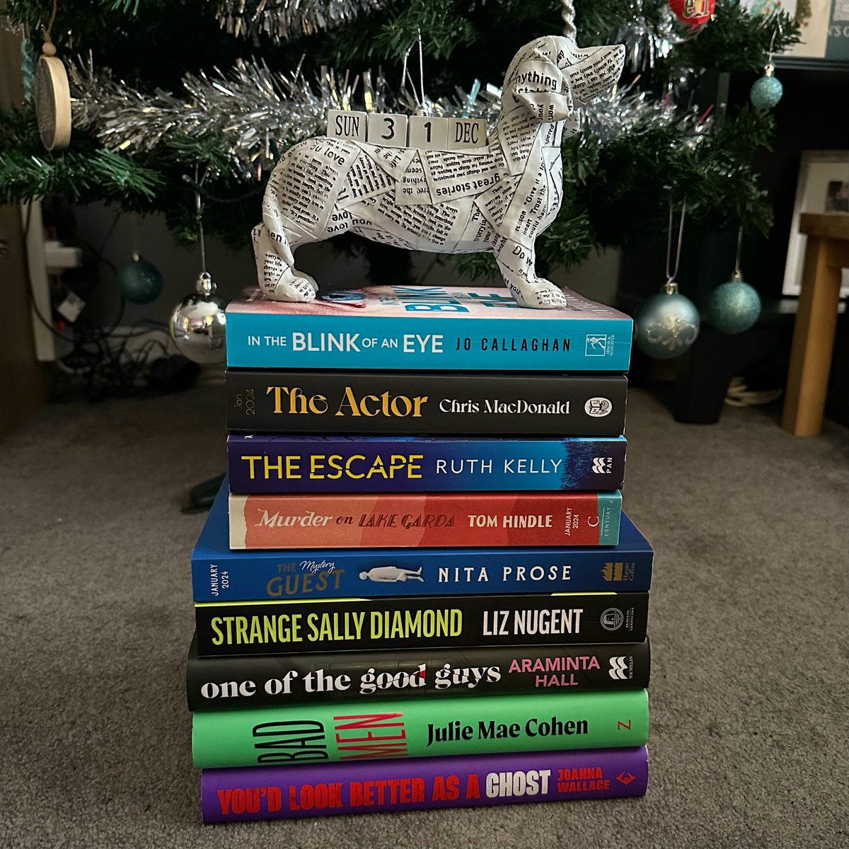 📚 DECEMBER READS 📚 

Managed to read 10 books through December, 9 physical & #FirstLieWins on Kindle so a very good month of reading!

Full Reviews can be found on my #Bookstagram 🔗 shorturl.at/duOX9

#BookTwitter #DecemberReads