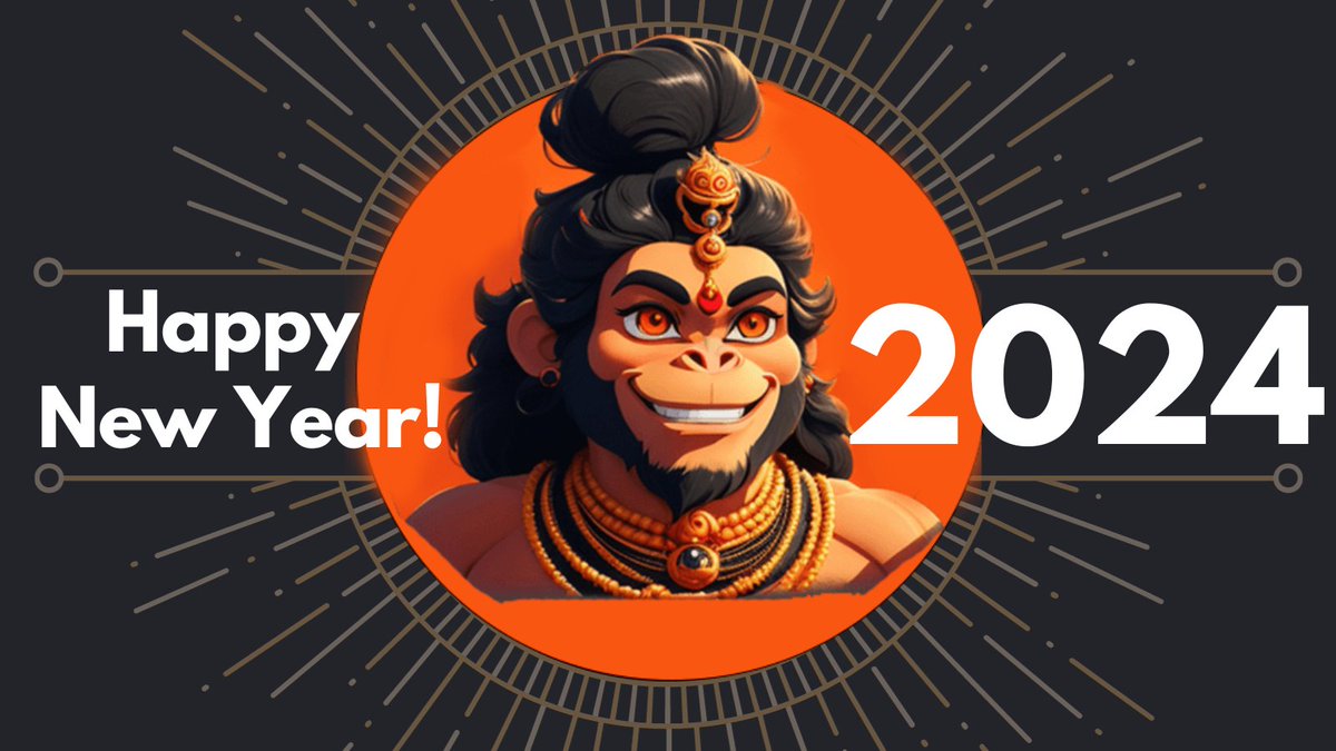Cheers to Big Year 2024, super successful endevours  , and the journey to moon that lies ahead. 
Happy New Year to Hanuman Universe Family. 

#happynewyear2024 #newyear