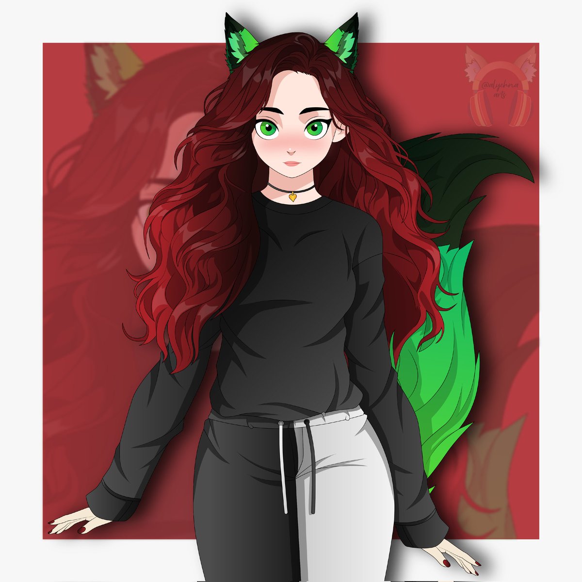 alyehnaarts's tweet photo. Yoo peeps...♥️
Done this beautiful wolf girl for lovely @JinxWolfie 💜 hope y'all like her too.. Had a great time working for her wish we work more together in future..🙌😚
#commissionsopen #2d #illustration #Vtuberフリー素材 #Vtubers #artistsontwitter https://t.co/TUL2O1K8Uw