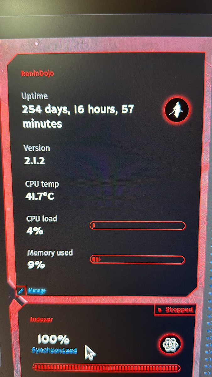bingbong_BTC's tweet photo. @RoninDojoNode gotta love that uptime! https://t.co/0T2cq7MZkI