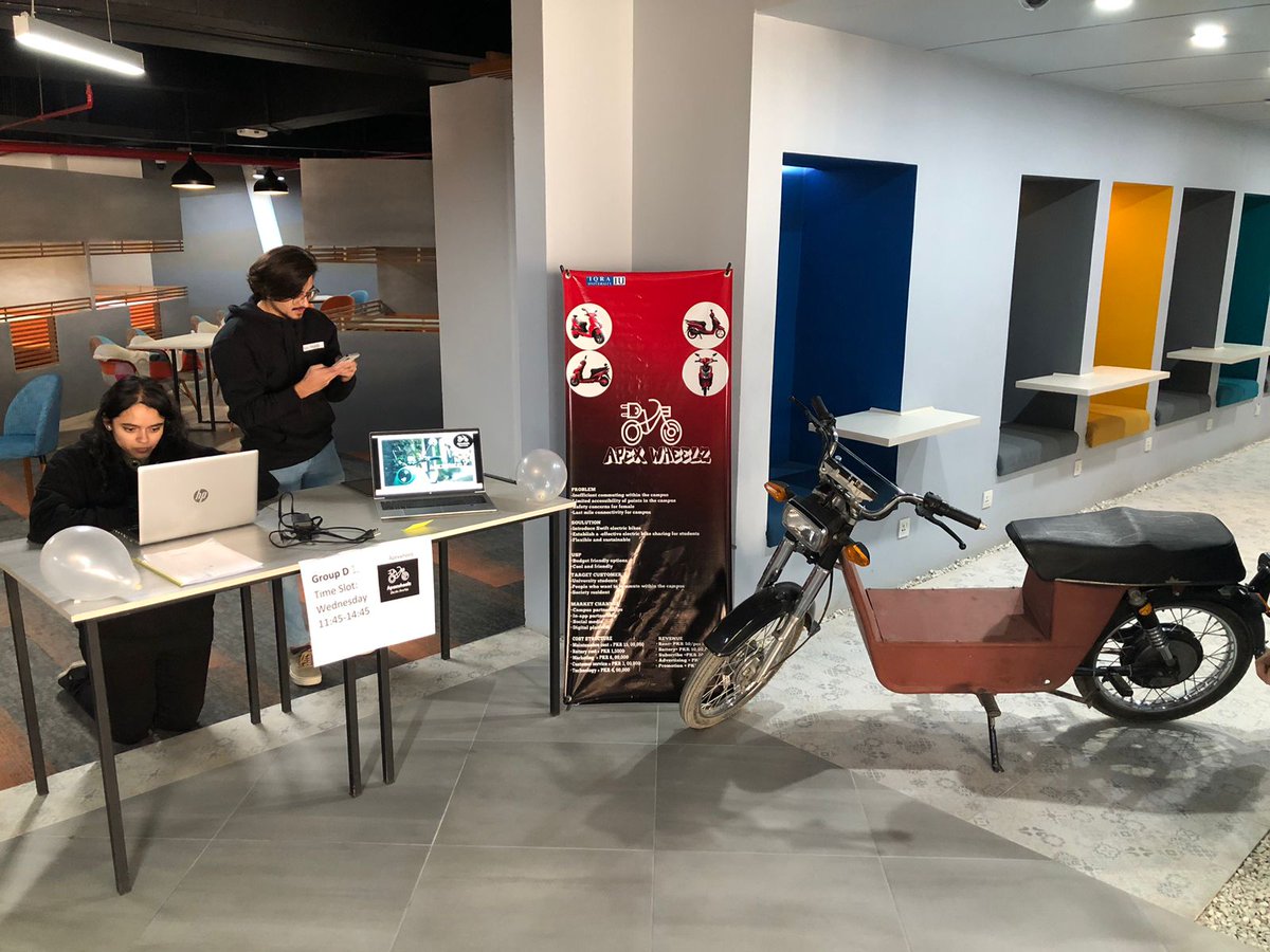 HashimaShah's tweet image. Excited to share our latest project: An innovative electric bike that's changing the game!  Sustainable and stylish for the future of transportation .Kudos to the incredible team behind this eco-friendly marvel! #ElectricBike #Innovation #Sustainability