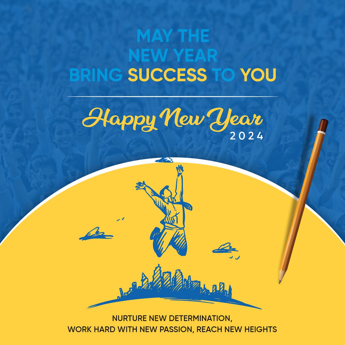 RMsirOfficial's tweet photo. ⭐ May 2024 bring you the courage to chase your dreams and the determination to make them a reality.

🎊 Wishing you a year of GROWTH, both academically &amp; personally!

#NewYearNewGoals #DreamsInAction #HappyNewYear #Welcome2024 https://t.co/E4DKxFhEJy