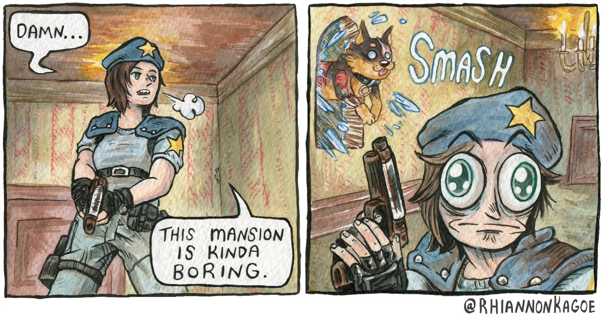 every Resident Evil One comic I've made so far ✨