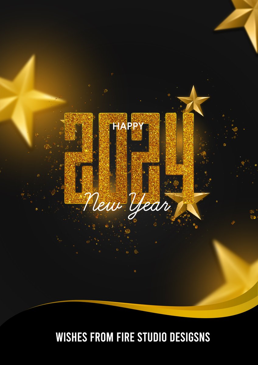 fire_studio_des's tweet photo. Wishing you a year ahead filled with joy, success, and countless memorable moments. 
Happy New Year 2024! 🎉
#HappyNewYear #Welcome2024 
#FireStudioDesigns https://t.co/LMuP8ltYtL
