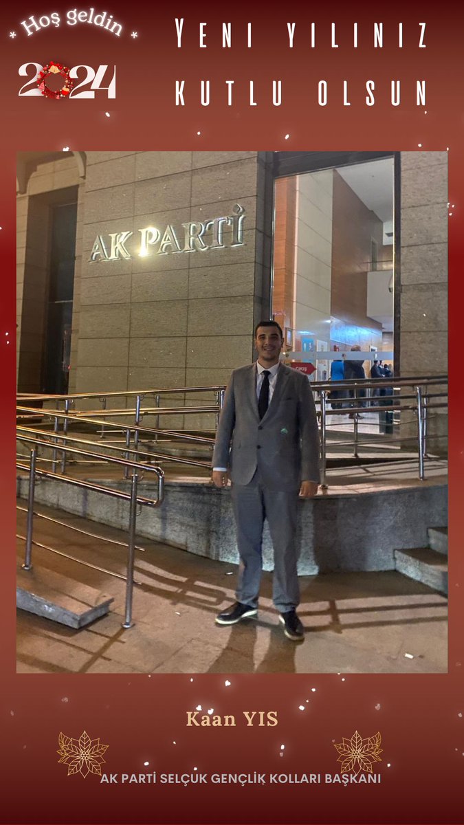 YeniSecmnSelcuk's tweet photo. Yeni yılın en güzel müjdeler, en güzel sürprizlerle kapınızı çalması ve yeni yılı tüm dünyaya ümit saçan gülücüklerle karşılamanız dileğimle... 🇹🇷 https://t.co/tS6pcUa5N0