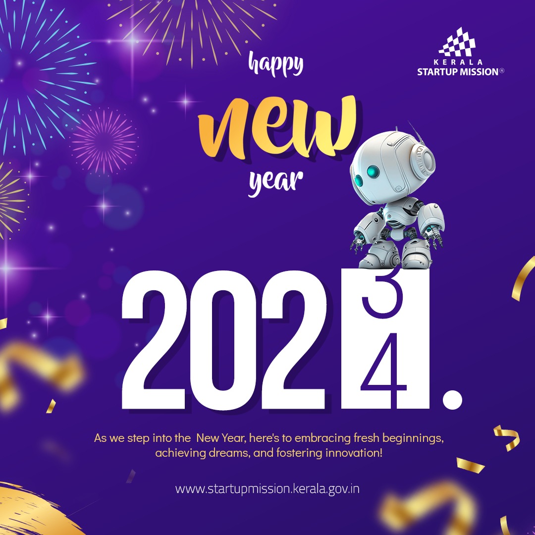 KSUM extends sincere wishes for a prosperous & innovative year ahead! May this year be marked by dynamic opportunities, fostering entrepreneurial talent. Here's to a year of achievements, collaboration, and substantial progress for all pioneers & visionaries #HappyNewYear #KSUM