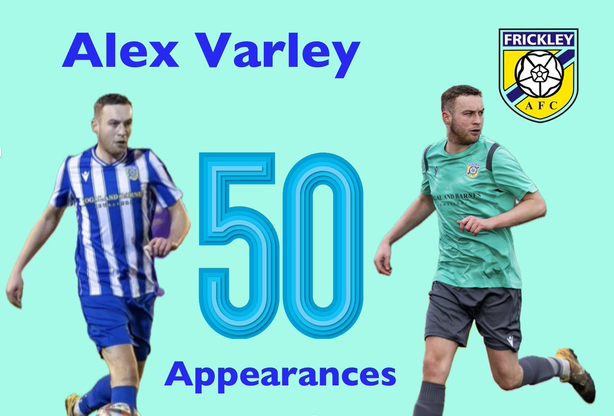 frickleyafc's tweet photo. A belated announcement to get your New Year’s Eve celebrations started - Alex Varley made his 50th appearance for Frickley at Silsden last weekend!
What an achievement! Well done, Varls!
#properfrickley
#forzafrickley
#forzavarls https://t.co/M8pbjJ9YiA