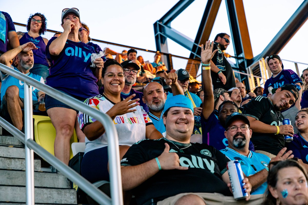 CharlotteFC's tweet photo. Where we go, you follow!

We love you for it 💙 https://t.co/HO8v5T7xkK