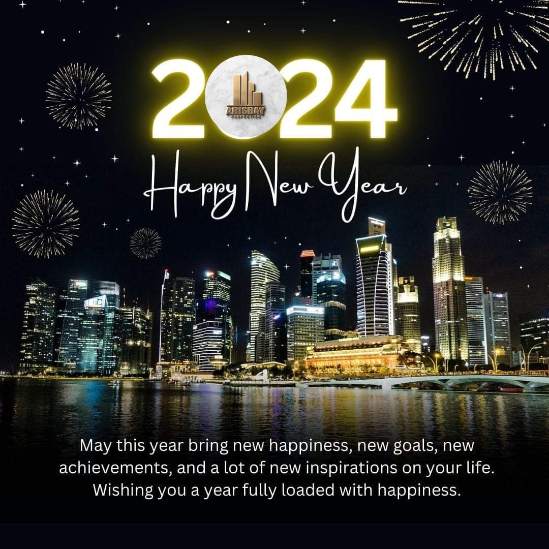arisbayproperty's tweet photo. May this year bring you new happiness, new goals, new achievements, and a lot of new inspirations in your life. We wish you a year fully loaded with life, joy and abundance. Cheers!! 

#happynewyear
#realestate 
#2024 https://t.co/1uuW3xqUoy