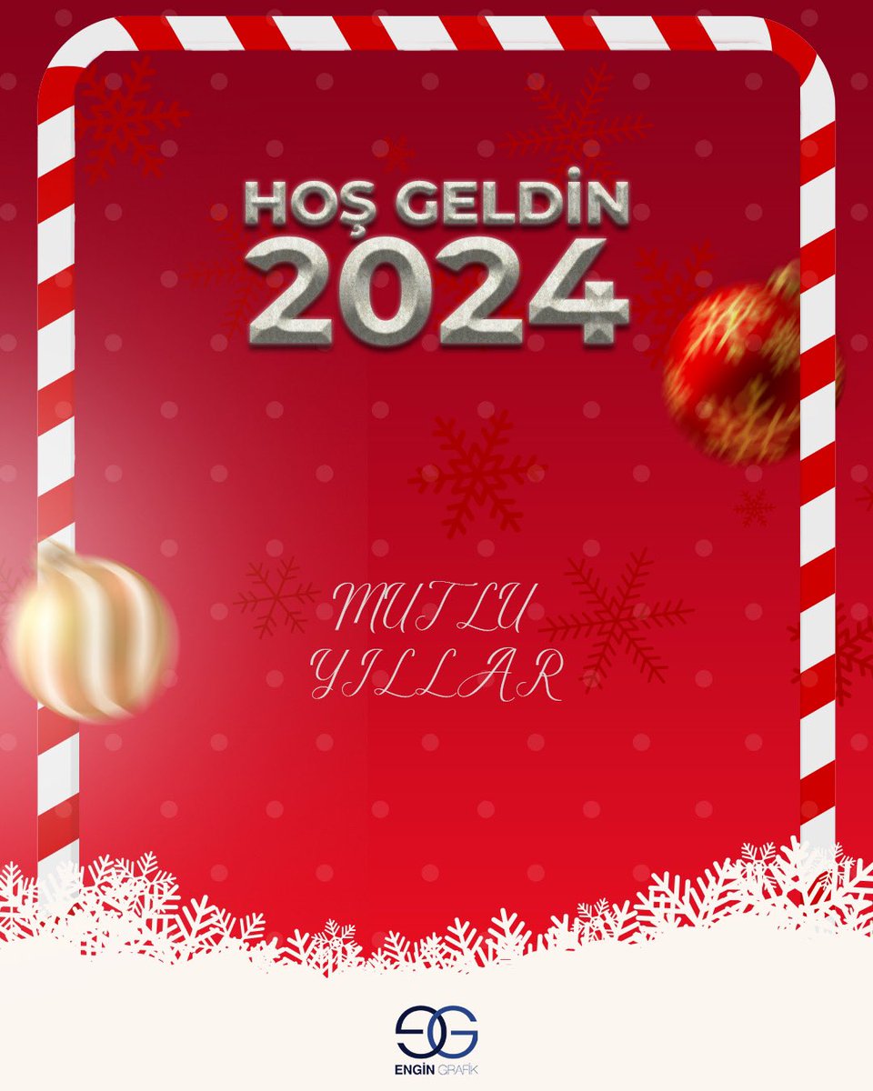 Yeni yılınız kutlu olsun mutlu yıllar 🎉 
#2024 #engingrafik