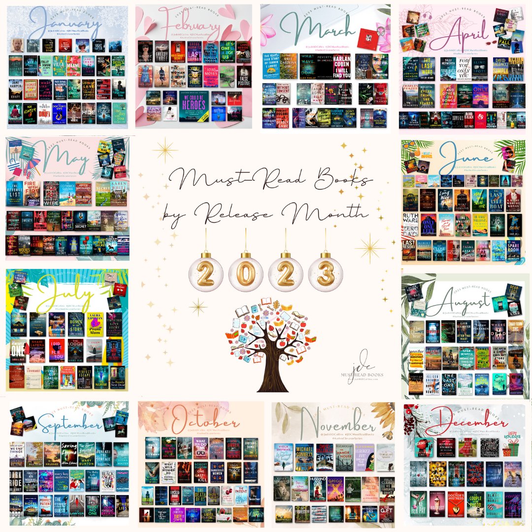 As we close out the year. So many fabulous books of 2023! bit.ly/2023ListByBook…
#JDCMustReadBooks by Book Release Month. Monthly newsletter links are on this page & links to the individual book blog posts with reviews, author, book, and buy links.  Happy Reading!