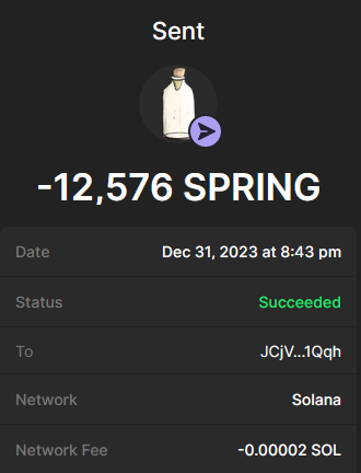 Spring Solana | Official tweet media