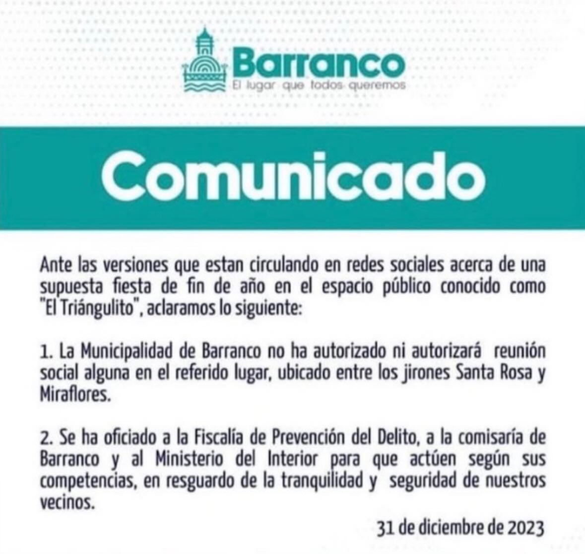 jimedylan's tweet image. No contentos con lograr que se cancele la bioferia de Barranco, la municipalidad amenaza con mandar a la fiscalía y a la policía a evitar que la gente celebre en el espacio público. En serio, ¿qué propone esta gente para Lima aparte de censura y represión? Todo mal.